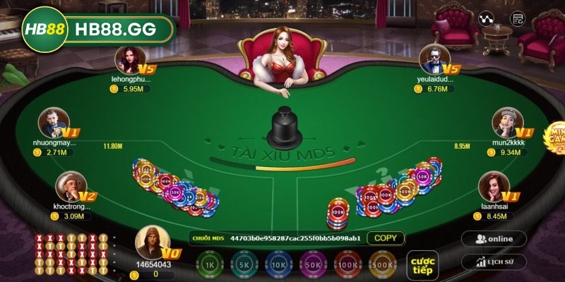 Tài xỉu MD5 HB88 – Trải nghiệm game xanh chín bậc nhất 3 Tài xỉu MD5 HB88 được ưa chuộng bởi mang đến sự hồi hộp và thú vị