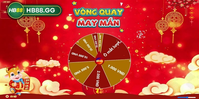 Vòng quay may mắn HB88 - Cơ hội rinh bạc khủng về nhà 4 Tiền thưởng của chương trình khuyến mãi không gồm tiền gốc