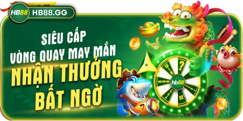 Vòng quay may mắn HB88 - Cơ hội rinh bạc khủng về nhà 2 Vòng quay may mắn HB88 là một trong những chương trình khuyến mãi hấp dẫn